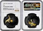 20 dollars Liberia 20 dollars 2023, NGC PF69 UC, Entoma - Bee (Gilt) Pop 2/1 silver coin -