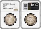 3 mark Wurttemberg 3 mark 1911 F, NGC MS65, Silver Wedding of William II & Charlotte -