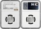 1 mark Germany 1 mark 1925 D, NGC MS62, Weimar Republic (Mark) (1919 - 1925) -