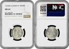 1 mark Germany 1 mark 1924 D, NGC MS62, Weimar Republic (Mark) (1919 - 1925) -