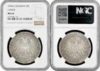 5 mark Lubeck 5 mark 1904 A, NGC MS63 ex PCGS MS64, Free city of Lubeck (1871 - 1918) -