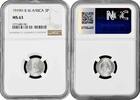 3 pence British West Africa 3 pence 1919 H, NGC MS63, British colony (1907 - 1966) -