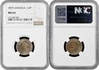 1 farthing Jamaica 1 farthing 1893, NGC MS64, Queen Victoria (1869 - 1901) -