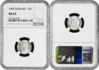 10 centavos Dominican Republic 10 centavos 1959, NGC MS63, Dominican Republic (1937-2020) -