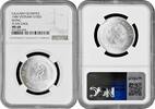 Vietnam 100 dong 1986, NGC MS68, Calgary Olympics - Skiing silver coin -