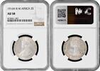 2 shillings British West Africa 2 shillings 1918 H, NGC AU58, King George V (1910 - 1936) -