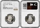 2 pengo Hungary 2 pengo 1936 BP, NGC PF66 RESTRIKE, 50th Ann. - Death of Ferenc Liszt -