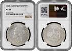 1 crown Australia 1 crown 1937, NGC AU58, King George VI (1937 - 1952) silver coin -