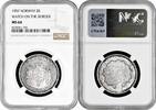 2 kroner Norway 2 kroner 1907, NGC MS64, Watch on the border silver coin -