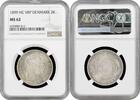 2 kroner Denmark 2 kroner 1899 HC VBP, NGC MS62, King Christian IX (1873 - 1906) silver -
