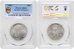 50 sentimos Philippines 50 sentimos 1885, PCGS MS63, Spanish Colonia (1861 - 1897) -