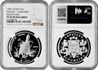 10 latu Latvia 10 latu 1996, NGC PF69 UC, Endangered Animals - Corn Crake -