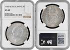 2 1/2 gulden Netherlands 2 1/2 gulden 1930, NGC MS62, Queen Wilhelmina (1890 - 1948) -