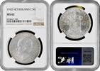 2 1/2 gulden Netherlands 2 1/2 gulden 1930, NGC MS62, Queen Wilhelmina (1890 - 1948) -