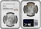 2 1/2 gulden Netherlands 2 1/2 gulden 1937, NGC MS62, Queen Wilhelmina (1890 - 1948) -