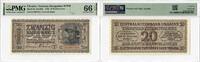 20 Karbowanez Ukraine 20 Karbowanez 1942, PMG 66 EPQ, German Occupation WWII Pick# 53 -