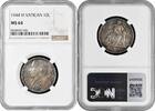 10 lire Vatican City 10 lire 1944, NGC MS64, Pope Pius XII (1939 - 1958) silver coin -