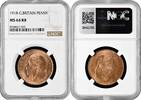 1 penny Great Britain 1 penny 1918, NGC MS64 RB, King George V (1910 - 1936) -