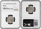1 franc Luxembourg 1 franc 1947, NGC MS63, Grand Duchess Charlotte (1918 - 1964) -