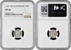 ore Denmark 10 ore 1907 VBP, NGC MS66, King Frederick VIII (1906 - 1912) silver -