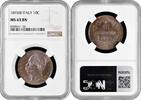 10 centesimi Italy 10 centesimi 1893 BI, NGC MS63 BN, King Umberto I (1878 - 1900) -