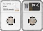 1/4 gulden Netherlands East Indies 1/4 gulden 1901, NGC MS64, Wilhelmina (1890 - 1948) -