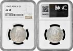 2 shillings South Africa 2 shillings 1936, NGC AU58, George V (1923 - 1936) silver coin -