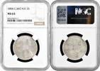 2 shillings Great Britain 2 shillings (gothic florin) 1884, NGC MS63, Victoria (1838-1901) -