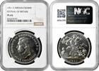 1 crown Great Britain 1 crown 1951, NGC PL65, King George VI (1937 - 1952) -