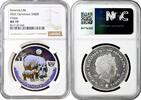 500 francs Cameroon 500 francs 2022, NGC MS70, Savanna Life - Hippo silver coin -