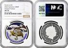 500 francs Cameroon 500 francs 2022, NGC MS70, Savanna Life - Leopard Tortoise silver -