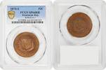 2 centavos Dominican Republic 2 centavos 1878 E, PCGS SP64 RB, Republic (1863-1916) E14.1 -