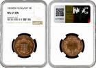 4 krajczar Hungary 4 krajczar 1868 KB, NGC MS65 BN, Emperor Franz Joseph I (1848 - 1916) -