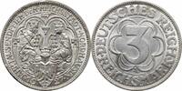 3 reichsmark Weimar Republic 3 reichsmark 1927 A, UNC, 1000th Anniversary of Nordhausen -