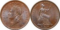 1 penny Great Britain 1 penny 1826, UNC, King George IV (1820 - 1830) -