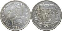 1 peso Dominican Republic 1 peso 1939, XF Det., Dominican Republic (1937 - 2020) -
