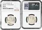 2 mark Prussia 2 mark 1913 A, NGC MS64, 25th Anniversary - Accession of Wilhelm II -
