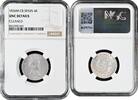 Spain 4 reals 1836 M CR, NGC UNC Det., Queen Isabel II (1847 - 1864) -