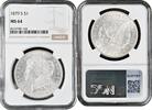 1 dollar USA 1 dollar 1879 S, NGC MS64, Morgan Dollar silver coin -