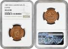 5 centimes Luxembourg 5 centimes 1889, NGC MS64 RB ESSAI, King William III (1849 - 1890) -
