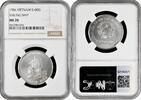 Vietnam 100 dong 1986, NGC MS70, Vietnamese Junk Top Pop silver coin -