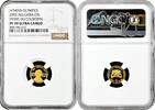 5 leva Bulgaria 5 leva 2002, NGC PF70 UC, Athens Olympics, Pierre du Coubertin gold -