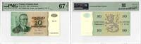10 Markkaa Finland 10 Markkaa 1980, PMG 67 EPQ Finlands Bank Pick# 112a -