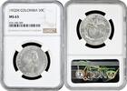50 centavos Colombia 50 centavos 1932 M, NGC MS63, República de Colombia (1911 - 1989) -