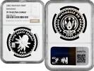 500 francs Rwanda 500 francs 2002, NGC PF70 UC, Bananas Top Pop 1/0 silver coin -