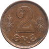 ore Denmark 2 ore 1919 HCN, UNC, King Christian X (1912 - 1947) -