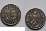 50 reichspfennig Germany 50 reichspfennig 1936 E, UNC, Weimar Republic (Reichsmark) (1924-1938) -