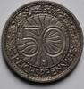 50 reichspfennig Germany 50 reichspfennig 1936 E, XF, Weimar Republic (Reichsmark) (1924-1938) -