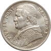 20 baiocchi Papal States 20 baiocchi 1865 XXR, UNC, Pope Pius IX (1846 - 1878) -