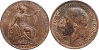 1 farthing Great Britain 1 farthing 1918, UNC, King George V (1910 - 1936) -